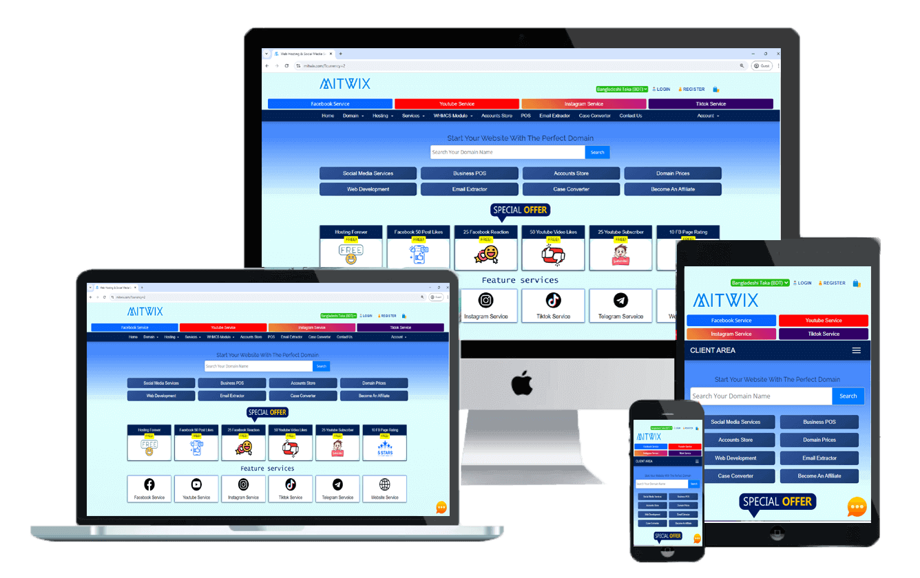 Create a Website with Mitwix - Web Development Services
